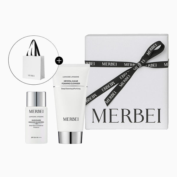 MERBEI_2種セット LUMICORE LIPOSOME SUNSCREEN & CLEANSER SET
