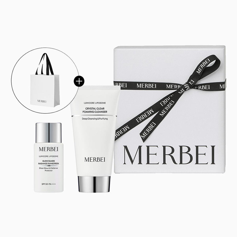 MERBEI_2種セット LUMICORE LIPOSOME SUNSCREEN & CLEANSER SET