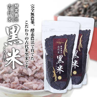 ファストザイム 酵素農法古代米 黒米 200g