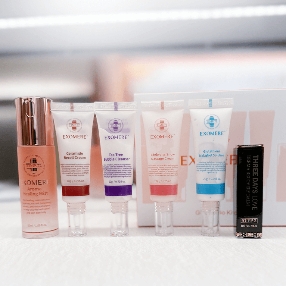 Glow＆Go Kit（ピンク旅行セット）